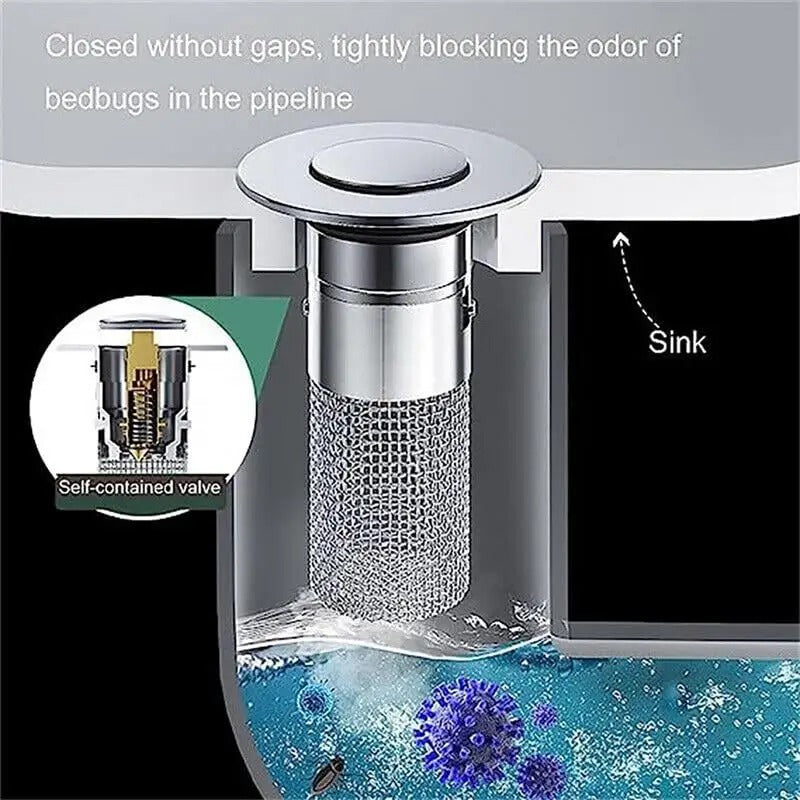 Bouchon de filtre d'évier