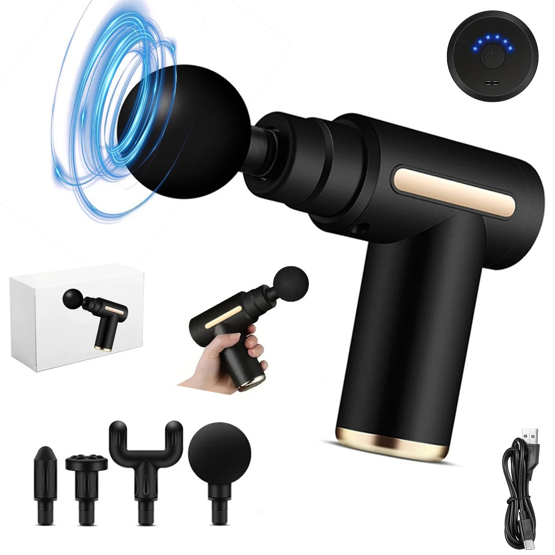 Pistolet de massage portable