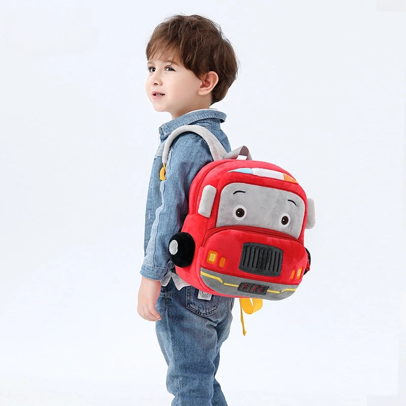 Sac peluche police maternelle