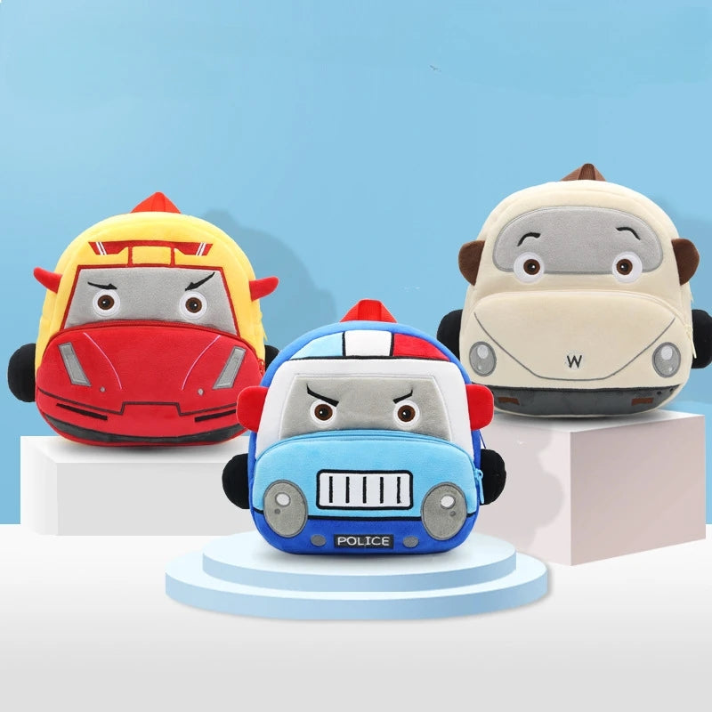 Sac peluche police maternelle