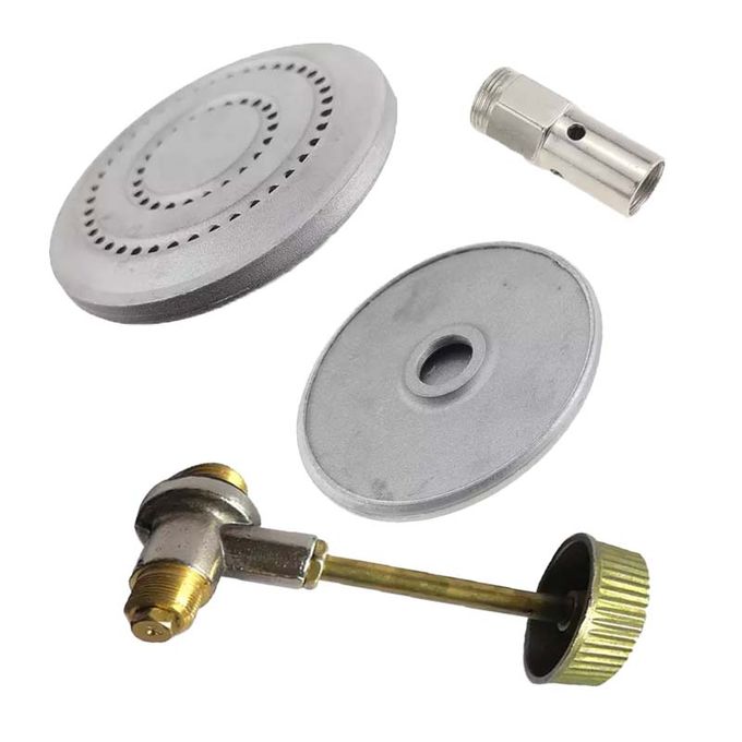 2 Brûleur à Gaz faitout en Acier Inoxydable