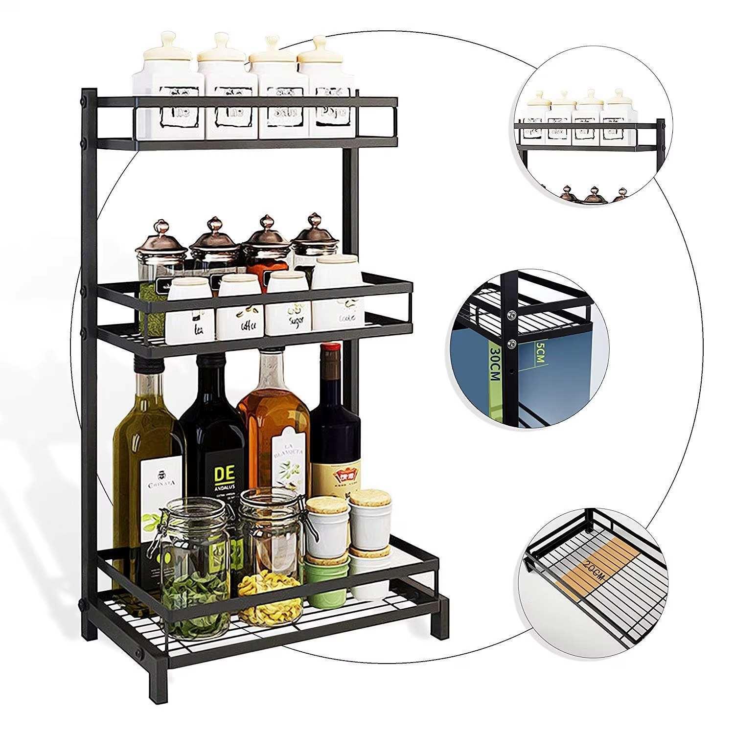 Étagère de Rangement en Métal