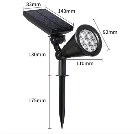 Lampe Solaire de Jardin à LED