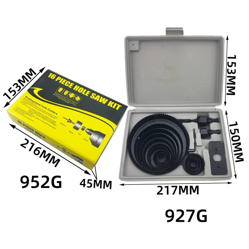 Ensemble de 16 Scies Cloches pour le Travail du Bois