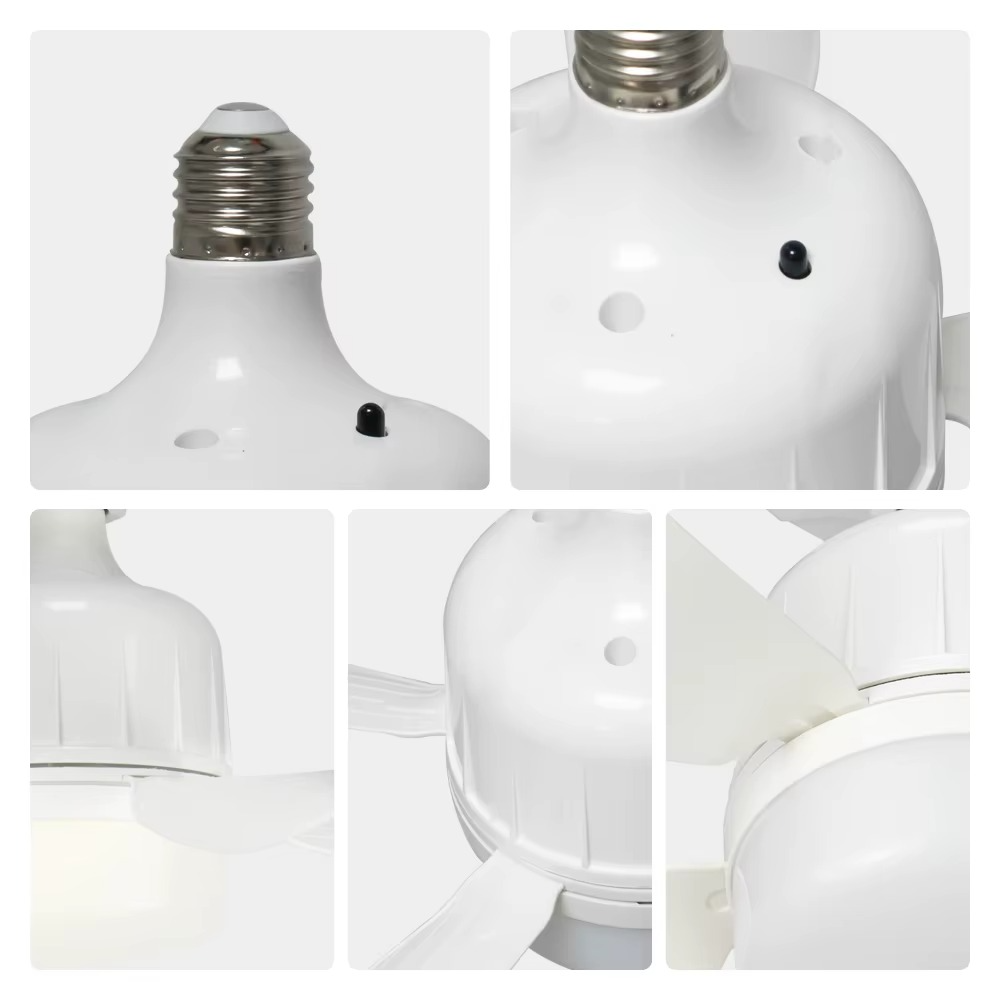 Ventilateur de Plafond Portable à LED E27