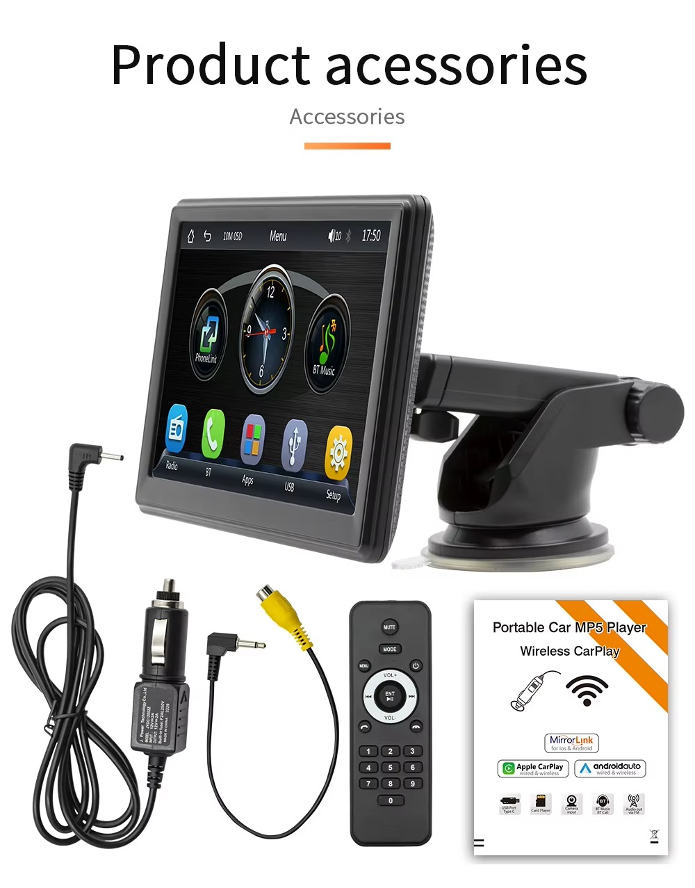 Lecteur MP5 de Voiture