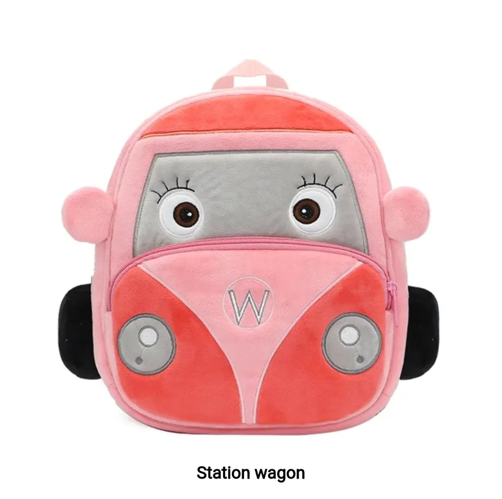 Sac peluche police maternelle