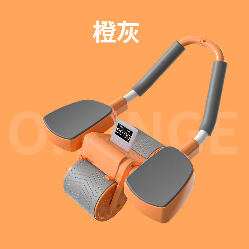 Roue abdominale avec 2 supports coudés