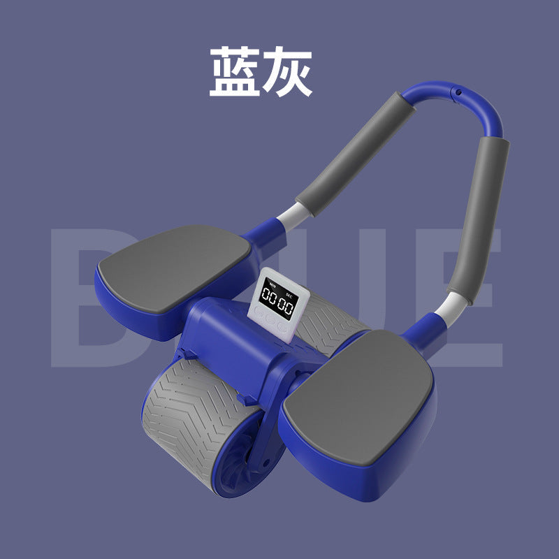 Roue abdominale avec 2 supports coudés