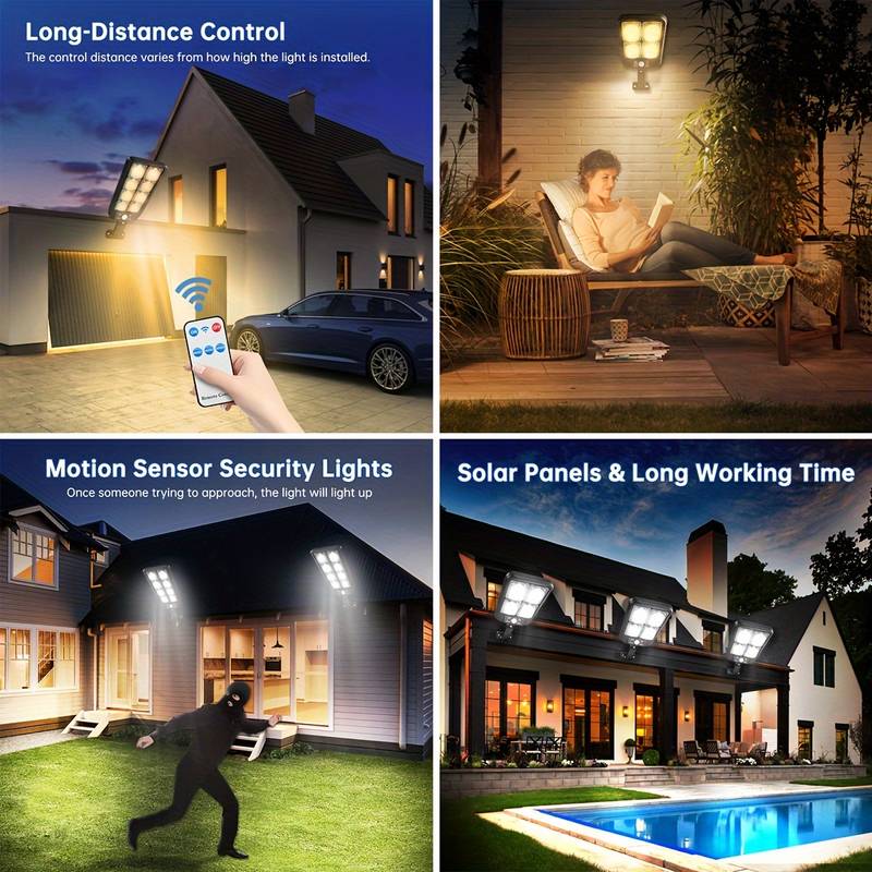 Mini lampadaire solaire 200W