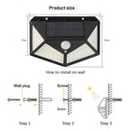 Lampe murale solaire