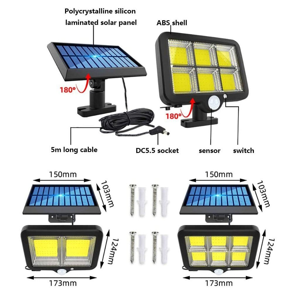 Applique murale solaire