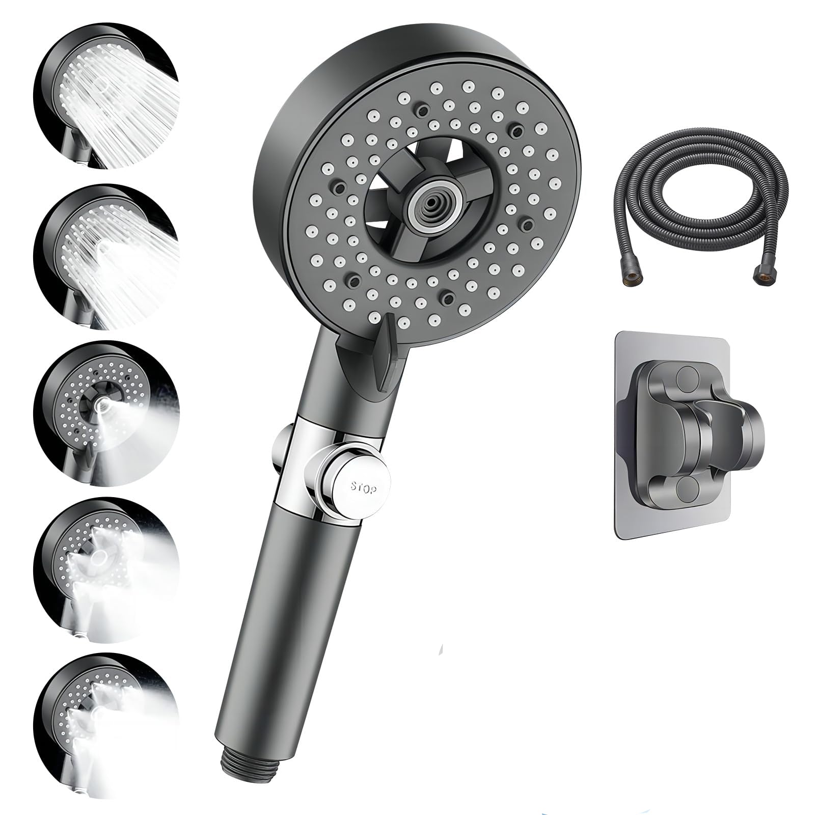 Pommeau de Douche Turbo Compressé