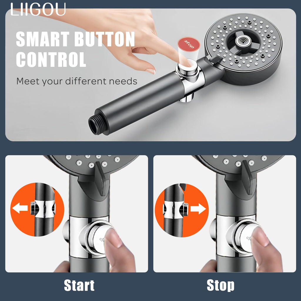 Pommeau de Douche Turbo Compressé