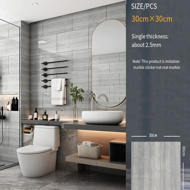 Panneau pvc effet marbre 60 x 30 cm