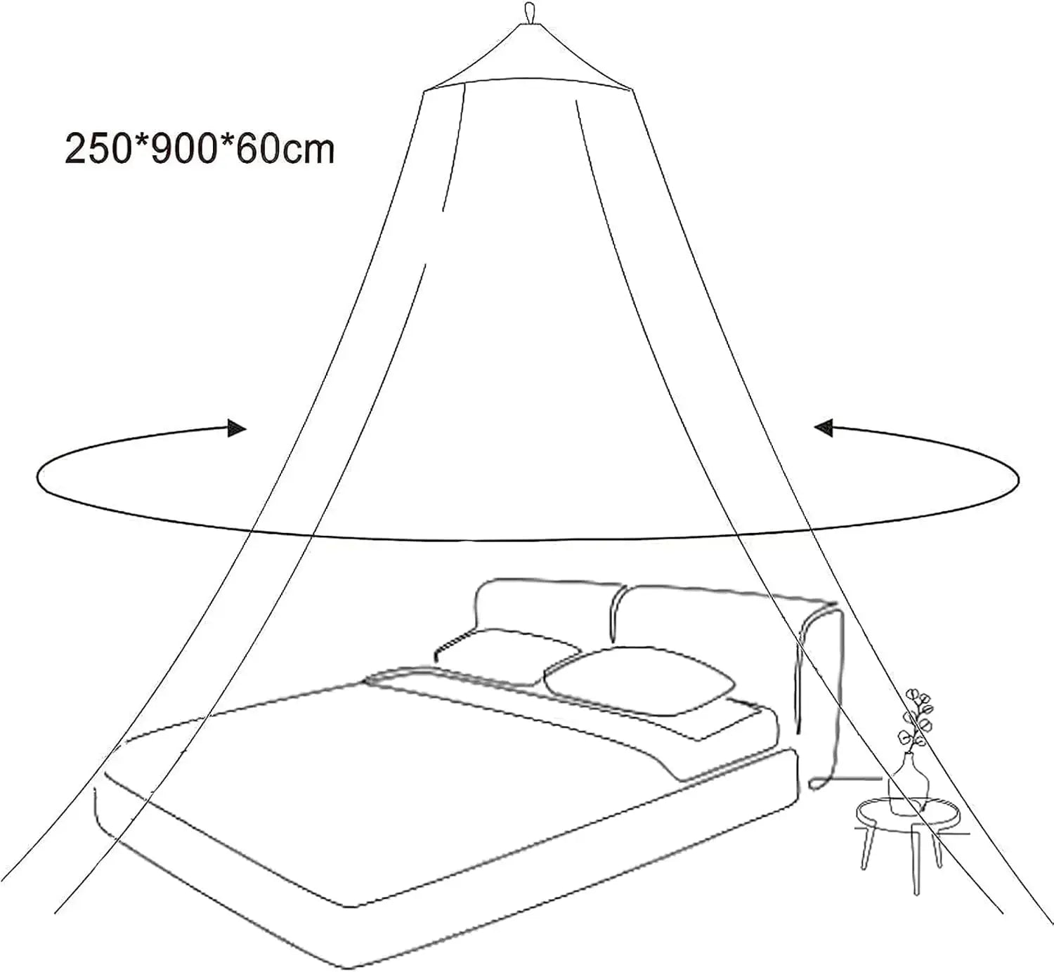 Moustiquaire pour lit