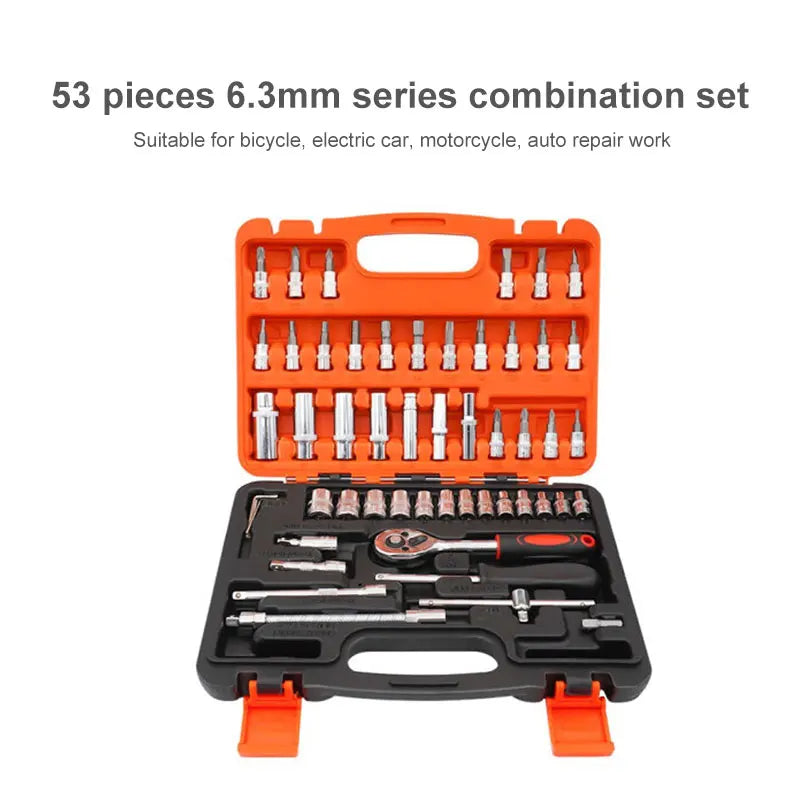 Coffret de jeu douilles 53 pièces