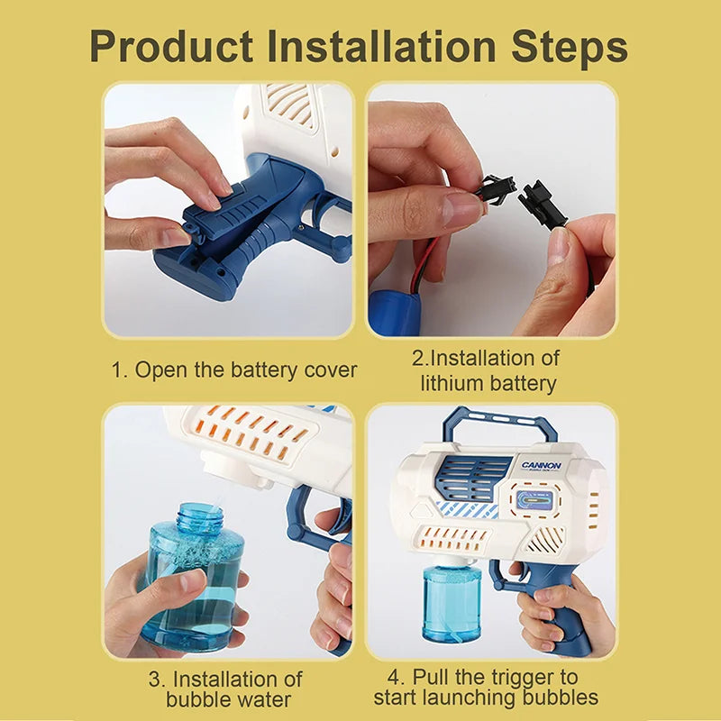 Pistolets à bulles de 26 trous