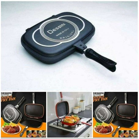 Poêle à griller double face