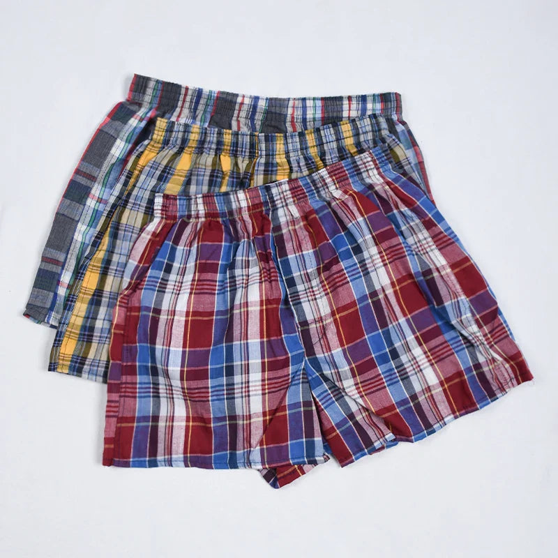 Lot de 3 Culottes Homme – Boxers en Coton