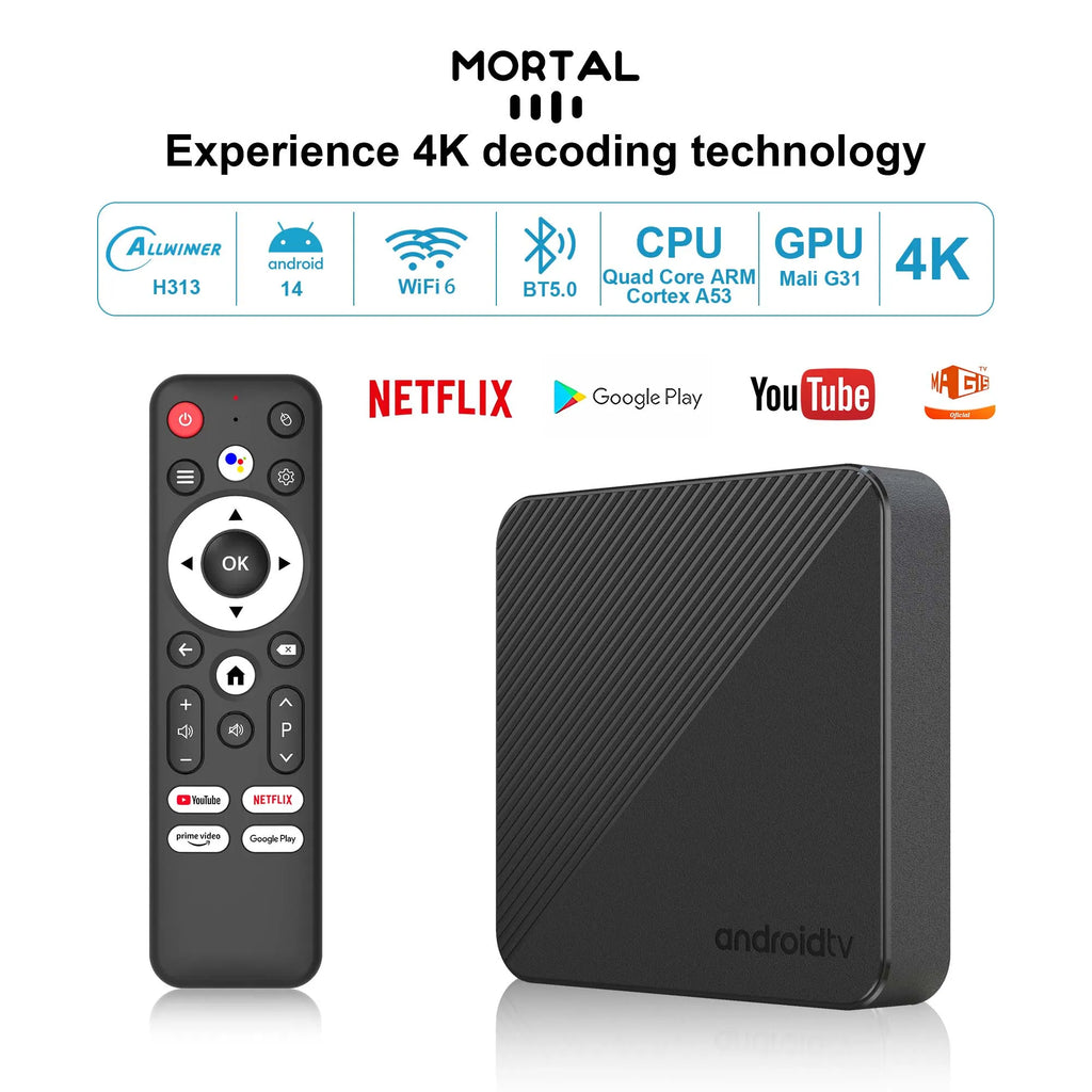 Mortal Tv box Android 2GB+16GB