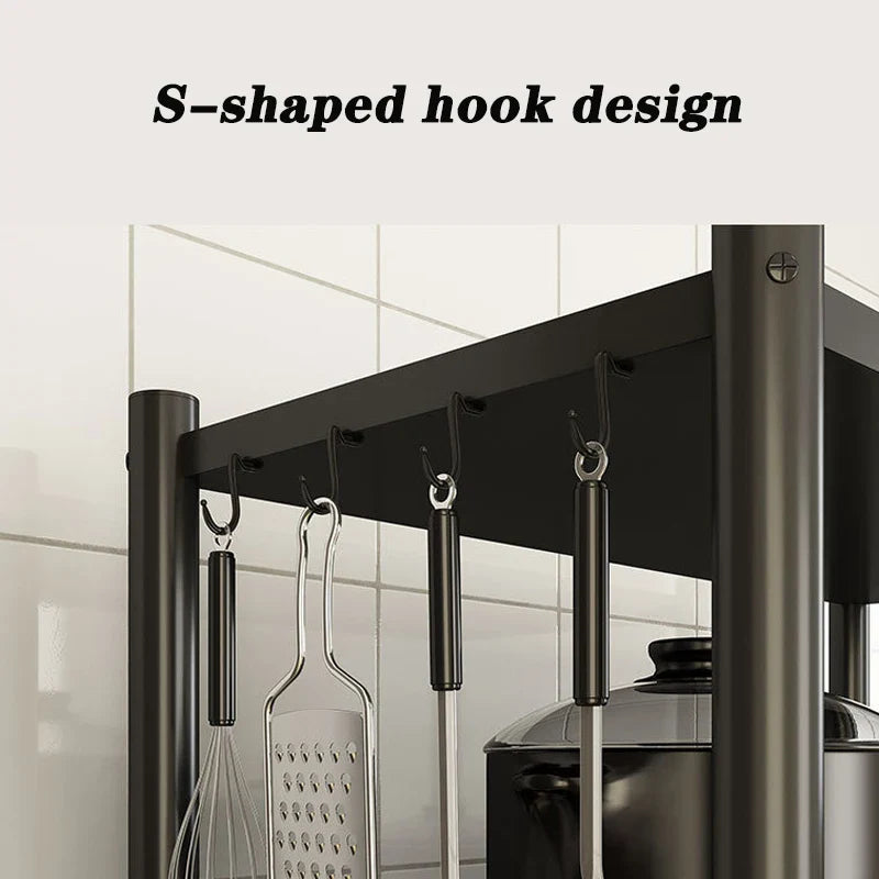 Étagère Casier Multicouche en Acier Inoxydable