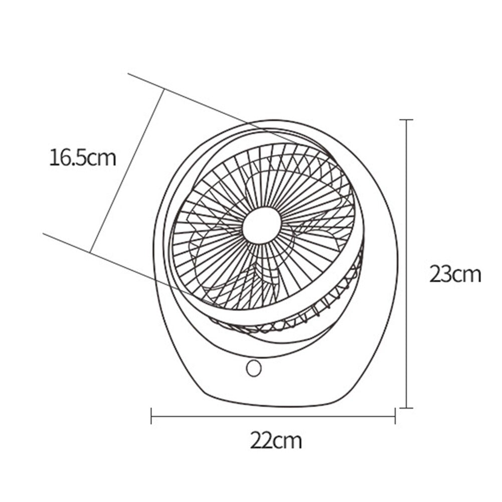 Ventilateur de Table sans fil